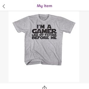 Gray Heather child tee